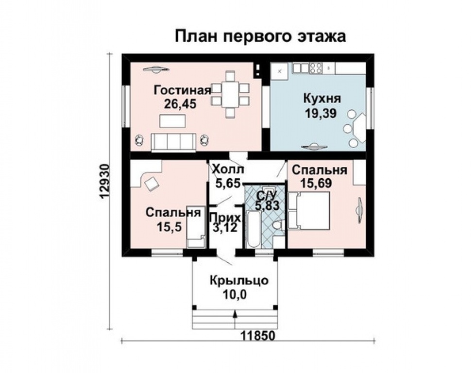 Проект дома Проект дома AS-2021 - Фото 5