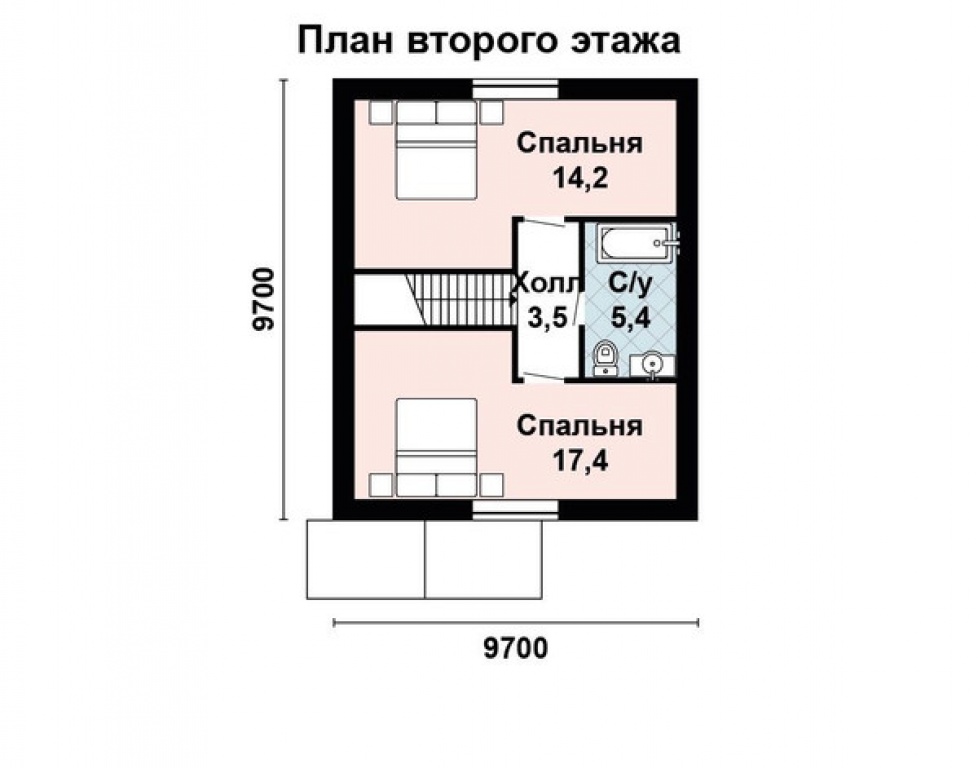 Проект дома Проект дома AS-2022 - Фото 2